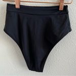 Tavik + Swimwear Black High Waist Bikini Bottom Small Photo 1