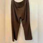 Roz & Ali  Brown Pants Women’s Size 6 Small Pull On Straight Leg Tummy Control Photo 1