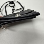 Perlina  New York Black Leather Crossbody Bag Handbag Purse Womens Classic Photo 6