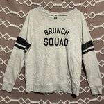 Old Navy Brunch Squad Funny Graphic T Shirt Sweatshirt Photo 0