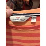 Vineyard Vines Women’s Size Medium Striped 3/4 sleeve Knit Top Shirt Pink Orange Photo 1