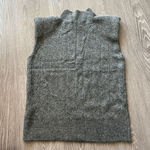 L'Agence L’Agence Sweater Vest Extra Small Pullover With Shoulder Pads Gray Photo 9