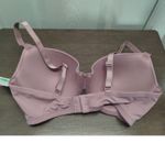 Auden NWT Size 32D Mauve Pink Smooth Lightly Lined Comfort Wire T Photo 1