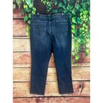 Lee Slim Fit Straight Leg Mid Rise Jeans Womens 16S Short Blue Denim Stretch Photo 6