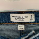 Abercrombie & Fitch  Curve Love Ankle Straight Ultra High Rise Jeans Photo 4
