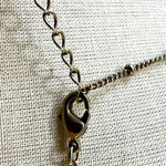 Gold tone love letters bow necklace Photo 5