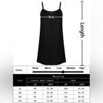 Chama Plus Size Chemise Soft Sexy Sleepwear Pleated Nightgowns Loungewear Black Photo 5
