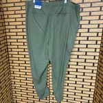 Old Navy  Olive Green Linen/Rayon Blend High Rise Crops‎ Size XL Photo 1