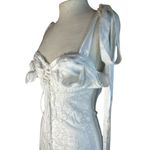 For Love & Lemons  Zahra Mini Dress in White Medium New Womens Party Photo 7