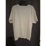 Tan Jay Women's Large Cream Sweater, Embroidered Pink Flowers, Vintage Pullover Photo 1