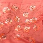 City Triangles  Coral Pink Gown Dress Size 13 Spaghetti Straps Embellished Photo 1