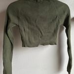 Garage green ribbed sweater Photo 2