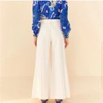 Farm Rio Belted Wide-Leg Twill Pants M Photo 8