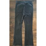 Ann Taylor  Women Black Wash High Waist Wide Leg Sailor Jeans Button Detail Comfy Photo 3