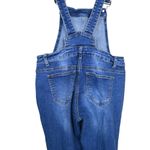 Encore jeans Encore Womens 9 Denim Distressed Overalls Photo 5