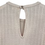 World Market Ivory Sleeveless Knit Cropped Jumpsuit Women’s Size L/XL Photo 10