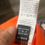 SheIn Bright Orange Halter Camisole Photo 3