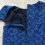 Pim + Larkin Blue Lace Brocade Short Photo 3