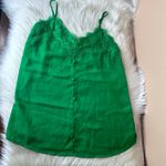 Shinestar  Women's Green Lace Trim Cami Top Size Small Photo 6