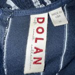 Anthropologie  DOLAN Canovas Navy & White Textured Jumpsuit EUC Size‎ Medium Photo 7