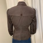 Sharagano Y2K Brown Button Up 3/4 sleeve Blazer Size Small Photo 1