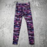 Peloton WITH Womens Blue Tie Dye & Purple Marled Reversible Leggings Size XS Photo 2