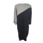 For Cynthia  Linen Shift Dress Size Medium Linen Colorblock Dress Photo 1