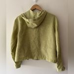Avec Les Filles Sage Green Boxy Shirt Hoodie Jacket Woven Anthropologie Photo 6