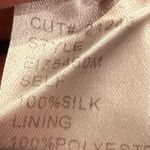 Tadashi  Collection Brown Shell 100% Silk Chiffon V-Neck Twist Front Sz 12 Photo 12