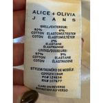 Alice + Olivia  Dress Women‎ 0 White Vintage Sugar Denim Mimi Puff Sleeve Mini Photo 8