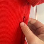 Madewell  Screen Play Ponte Dress Cap Sleeve, Red Orange size 4 O13 Photo 4