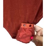 Free People  Intimately Women's That's Hot One Shoulder Bodysuit Large Copper Photo 7