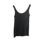 J.Crew 100% Linen Tank Top Womens XS Black Sleeveless Scoop Neck Photo 1