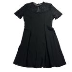 Laurence Kazar New York VTG Women’s Black Dress Beaded Short Sleeve Size‎ Medium Photo 1