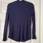 Old Navy  Waffle Knit long sleeve tee navy blue Photo 3