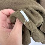 J. Crew Military Green Cotton Wool Blend Sweater Size Small Oversized Photo 5