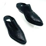 Golden Goose  Santiago Western Black Mule Slip On Booties size 37 Photo 0