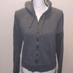 Reebok  grey sleeve logo hoodie full zip up athletic sweatshirt Photo 1