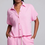 Chaser  Valentina Rosewater Button Down size small Photo 0