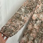 EXPRESS  Abstract print pleated button front romper size XL Photo 2