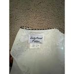 Lady Carol Petites New York white gold jacquard long sleeve gold black trim 14 Size 14P Photo 9