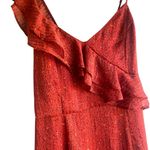 Lush Clothing Lush orange Red High-Low Wrap Gown for Weddings Photo 5