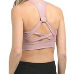 Free People Light Synergy Crop Top Sports Bra Blush Light Pink XSMALL NWT Photo 1