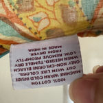 Indika Colorful Embroidered Paisley Floral Long Sleeve Tunic 100% Cotton Orange Photo 5