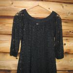 Diane Von Furstenberg  Black Lace Mini Dress Photo 5