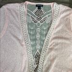 Torrid  Blush Cardigan with Intricate Lace Detail Photo 1