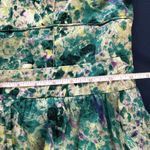 Cynthia Steffe Multicolor Floral Silk Strapless Mini Dress Women's Sz 8 Tiered Ruffle Party Photo 5