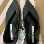 ZARA Basic Leather Ballet Shoes Photo 0
