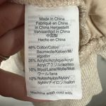 NEW J CREW Funnelneck Sweatshirt Womens Medium Beige Wool Blend Cowl Pullover Tan Photo 5