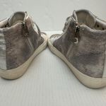 Vintage Havana Womens 8.5 Silver Metallic High Top Sneakers Studded Side Zip Photo 6